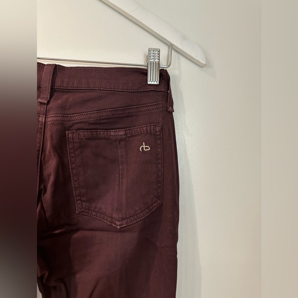 Rag and Bone skinny jeans with lots of stretch in fab deep purple colour—size 25 - Picture 11 of 12
